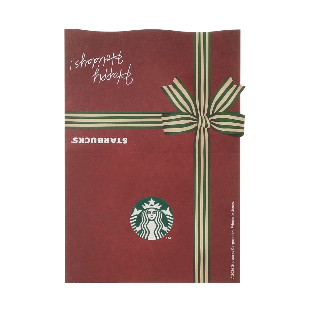 🎀【預訂】 Starbucks JP Colors of Holiday Red Cup 飲品卡