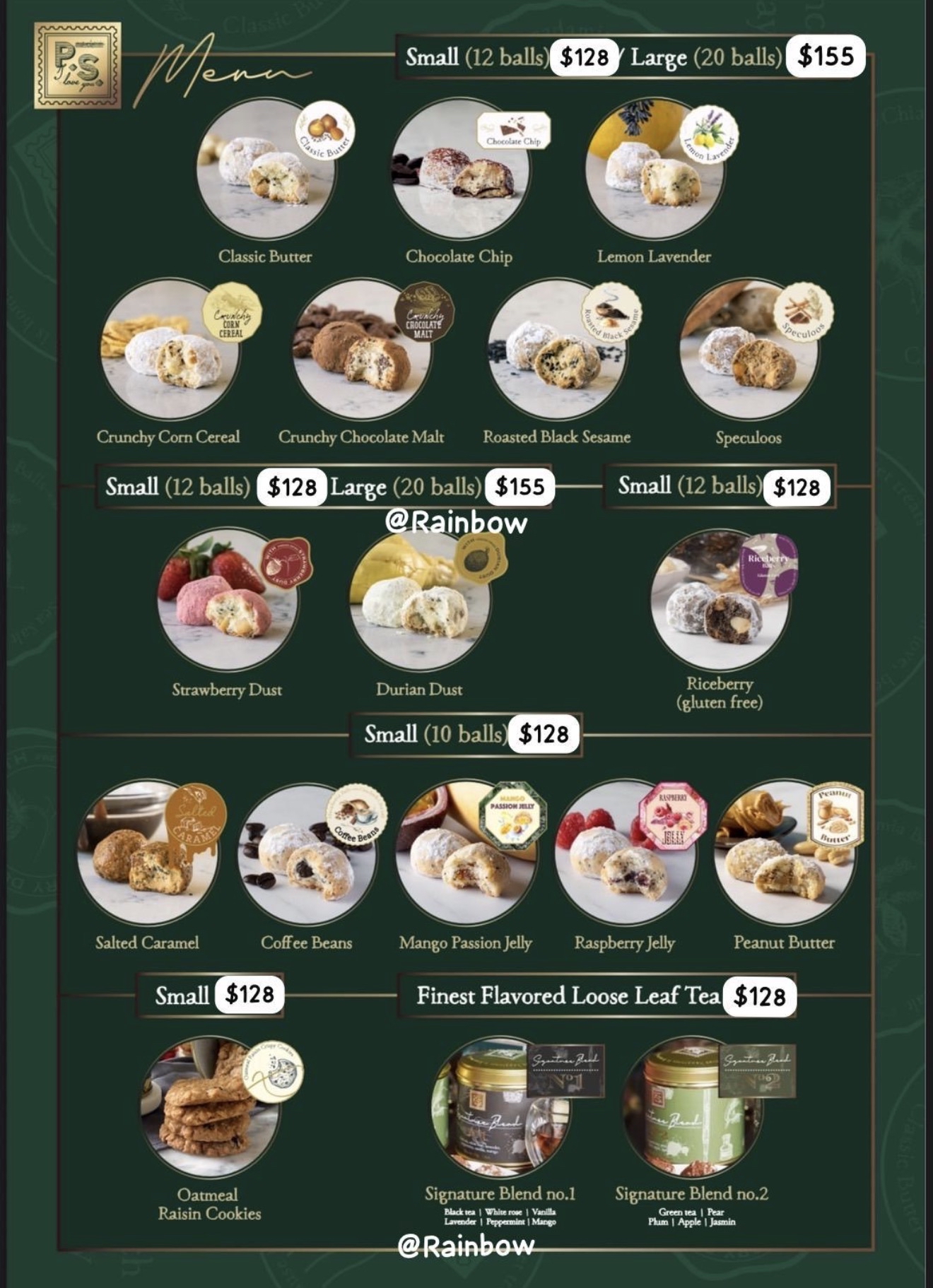 🇨🇷泰國本士小品牌 PS I LOVE YOU熱賣曲奇球🍪