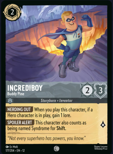 177/204 Incrediboy - Buddy Pine C
