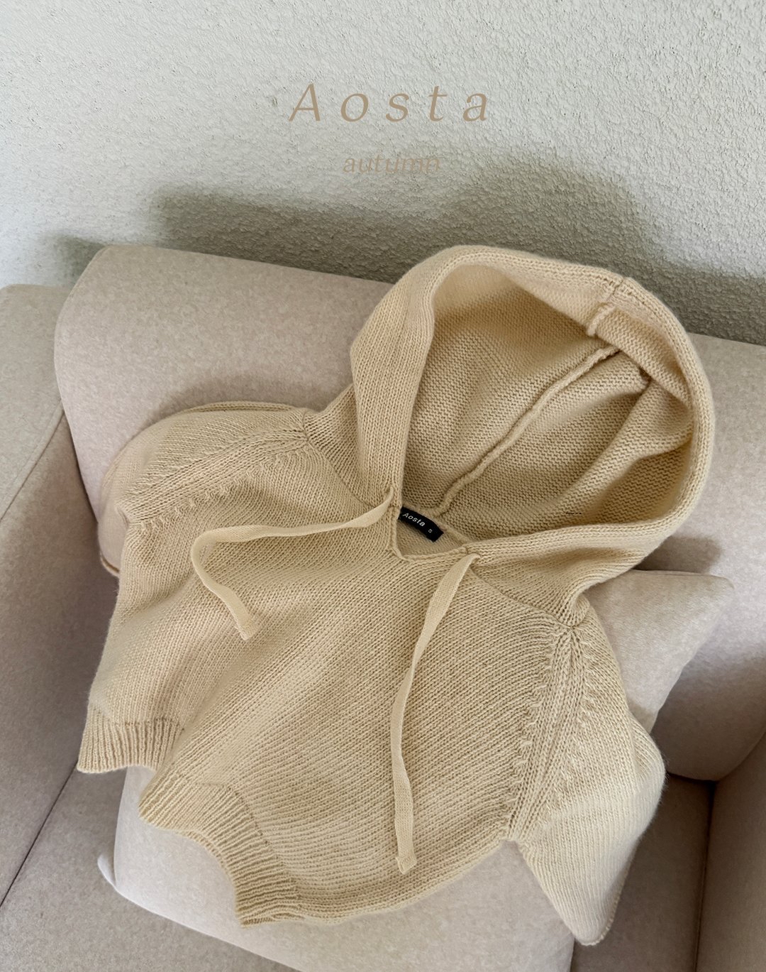 Aosta | [Knit Cookie Hoodie]