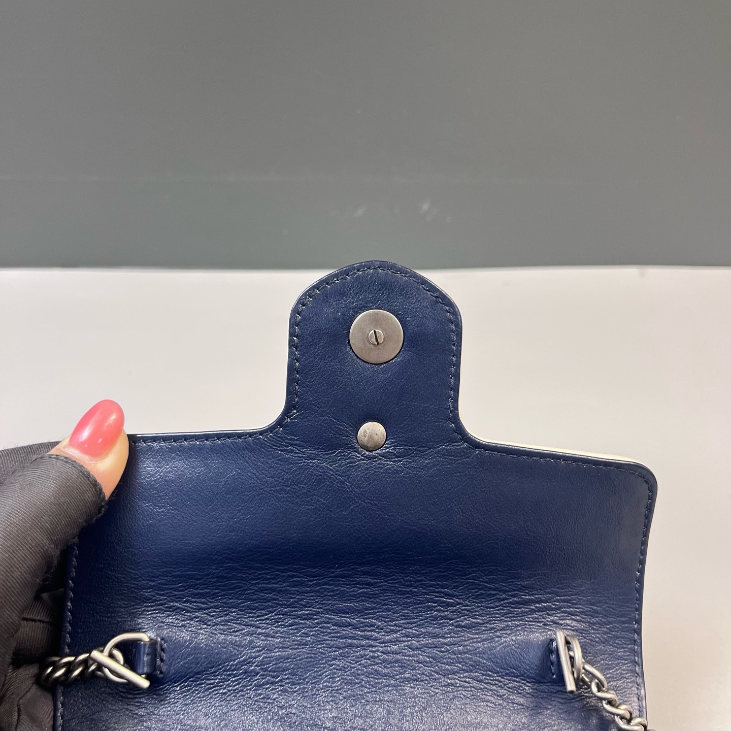 【預訂貨品】Gucci super mini馬蒙拼色包