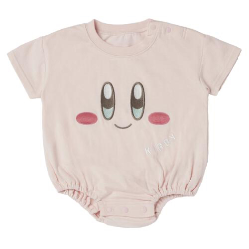 🇯🇵預訂 日本直送🇯🇵星之卡比面部刺繡短袖包屁衣