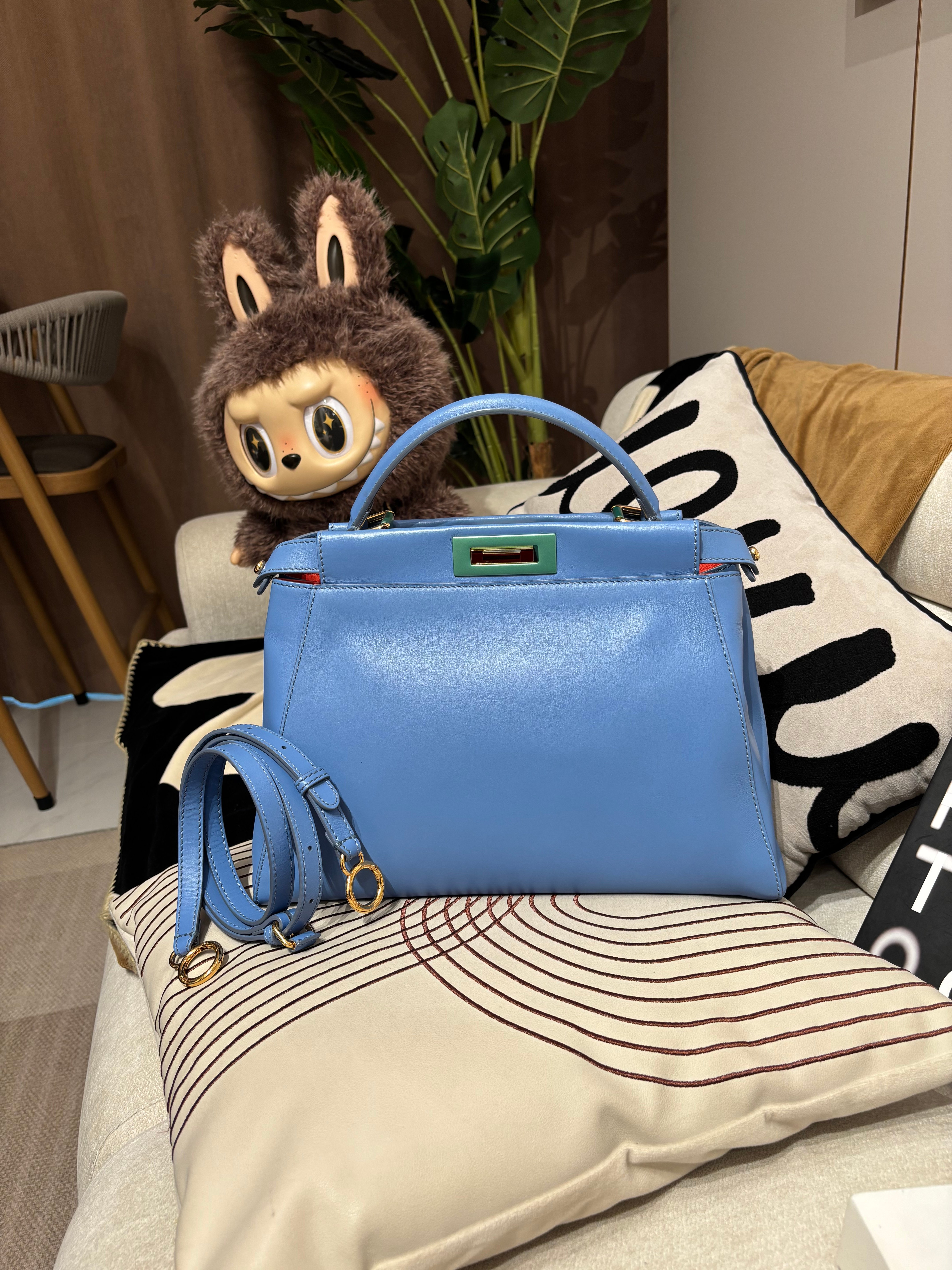 Fendi PEEKABOO REGULAR 100%Authentic , 98%new  ✅塵袋✅booklet tap 