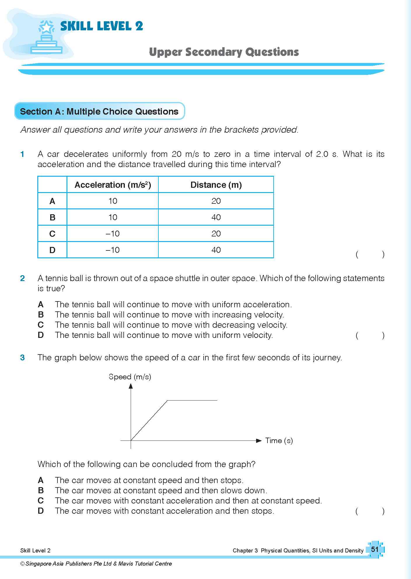 Secondary 1 Science Topical Course Assessment for G3 and IP
