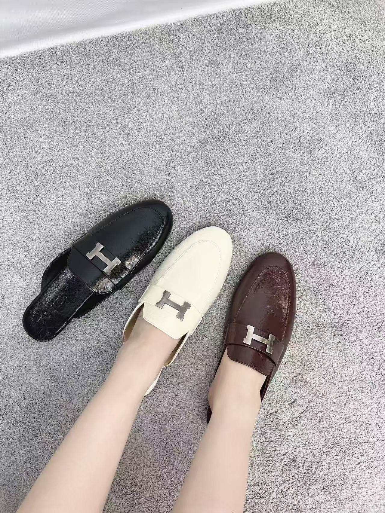 TA78 英伦风H字半包鞋