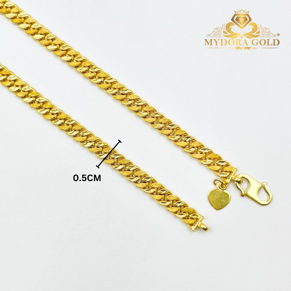 MYDORA Rantai Tangan Kait 1 l EMAS 916/22K