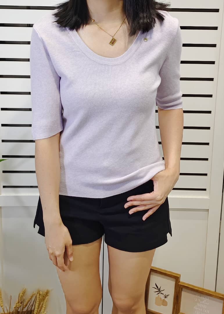S659 U Neck Knit Wear