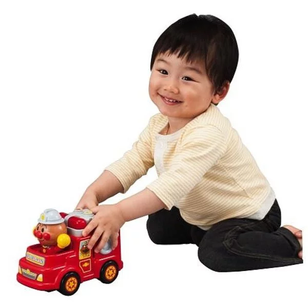 日本Anpanman麵包超人消防車玩具 聲光互動推車 語音學習玩具 幼兒車仔 18個月以上