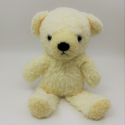 毛絨公仔小熊 S (米白) 