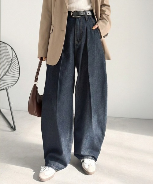 立體繭型牛仔褲【JP008】