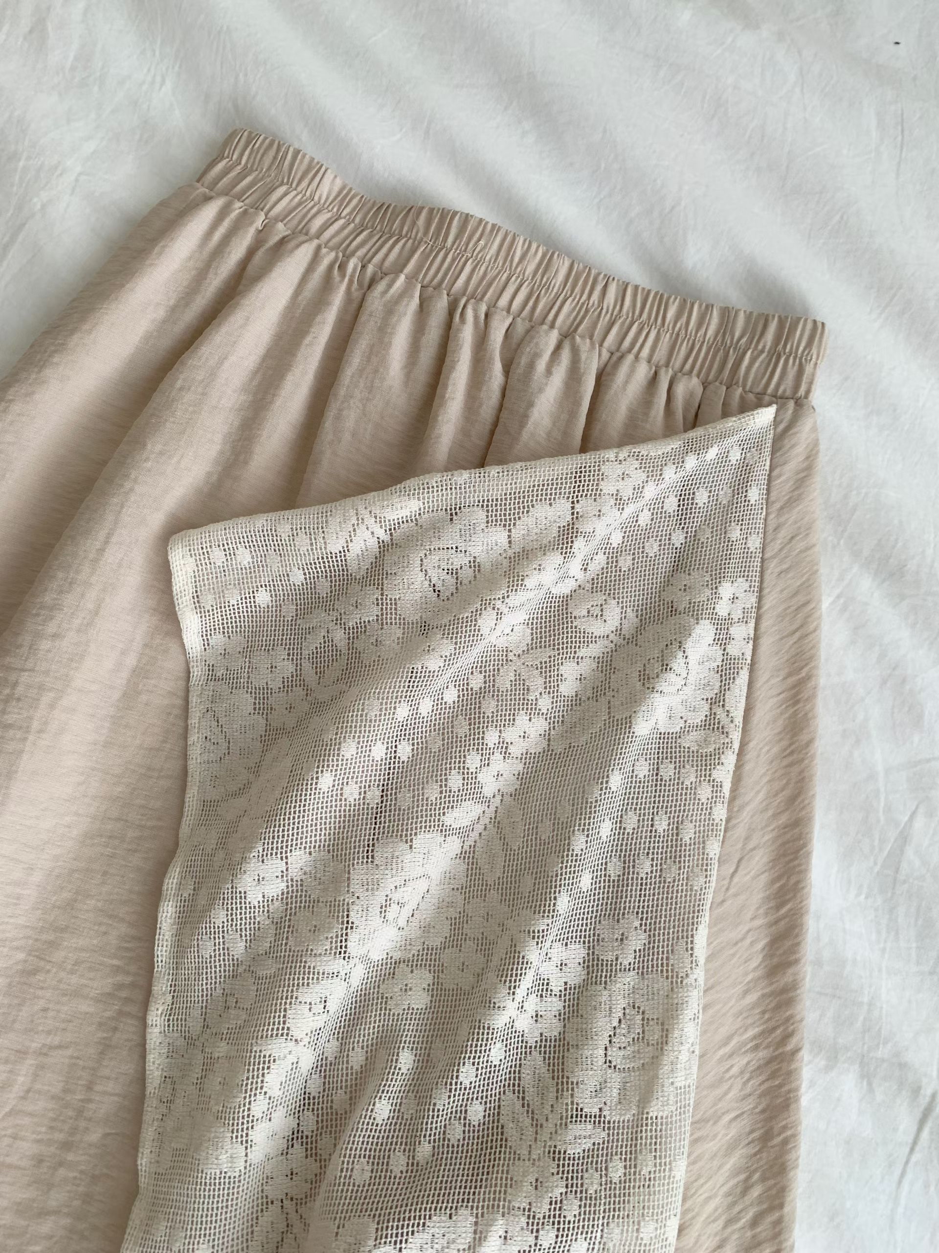 CT30 拼lace 仙氣半截裙