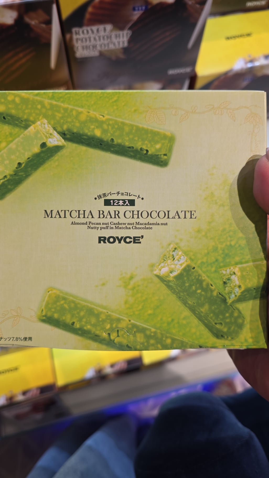 royce matcha bar chocolate