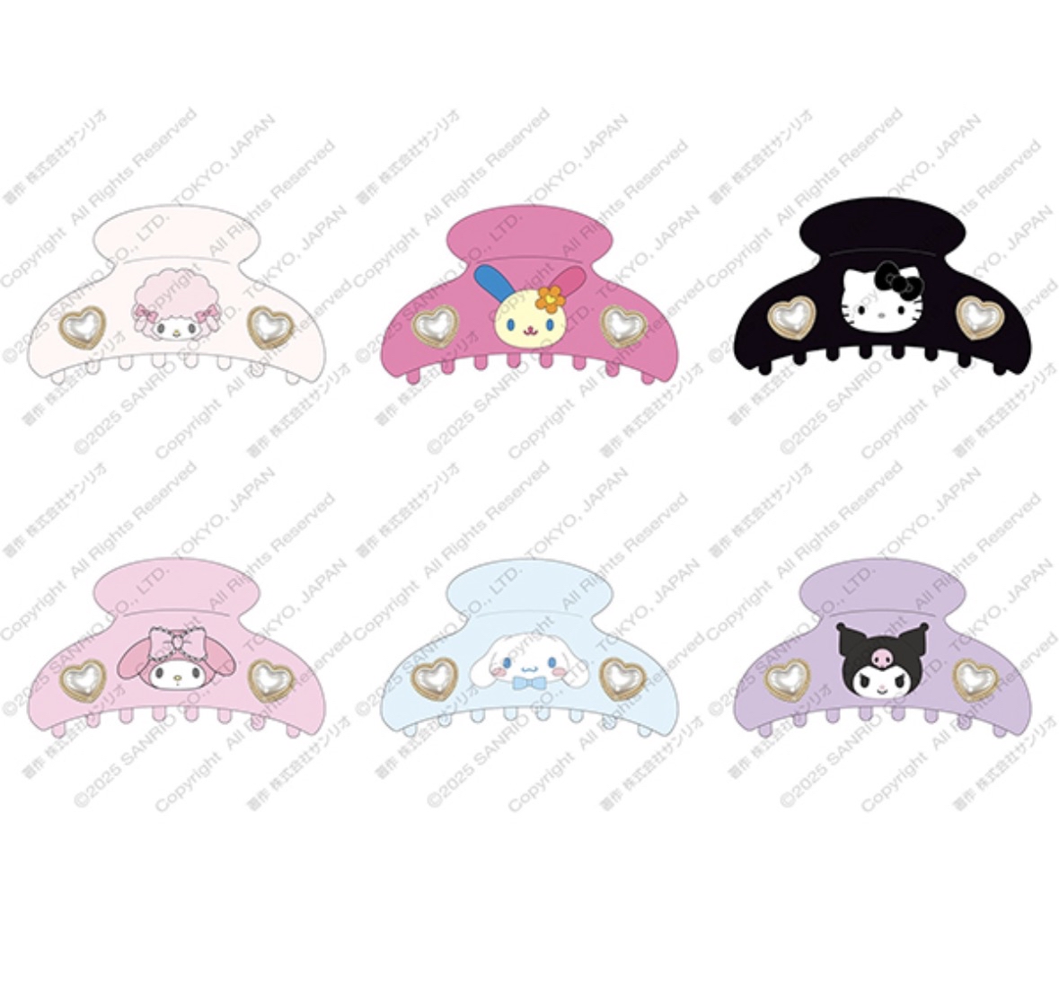 9月新品預訂｜鯊魚夾（6款）