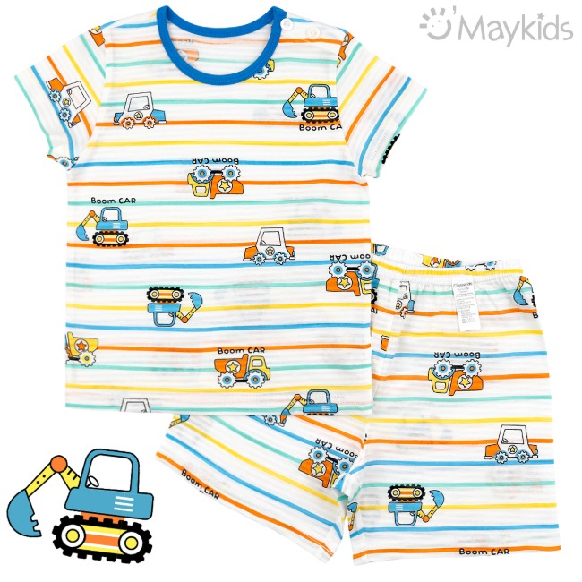 Maykids 5分袖家居服 (彩虹呠呠)