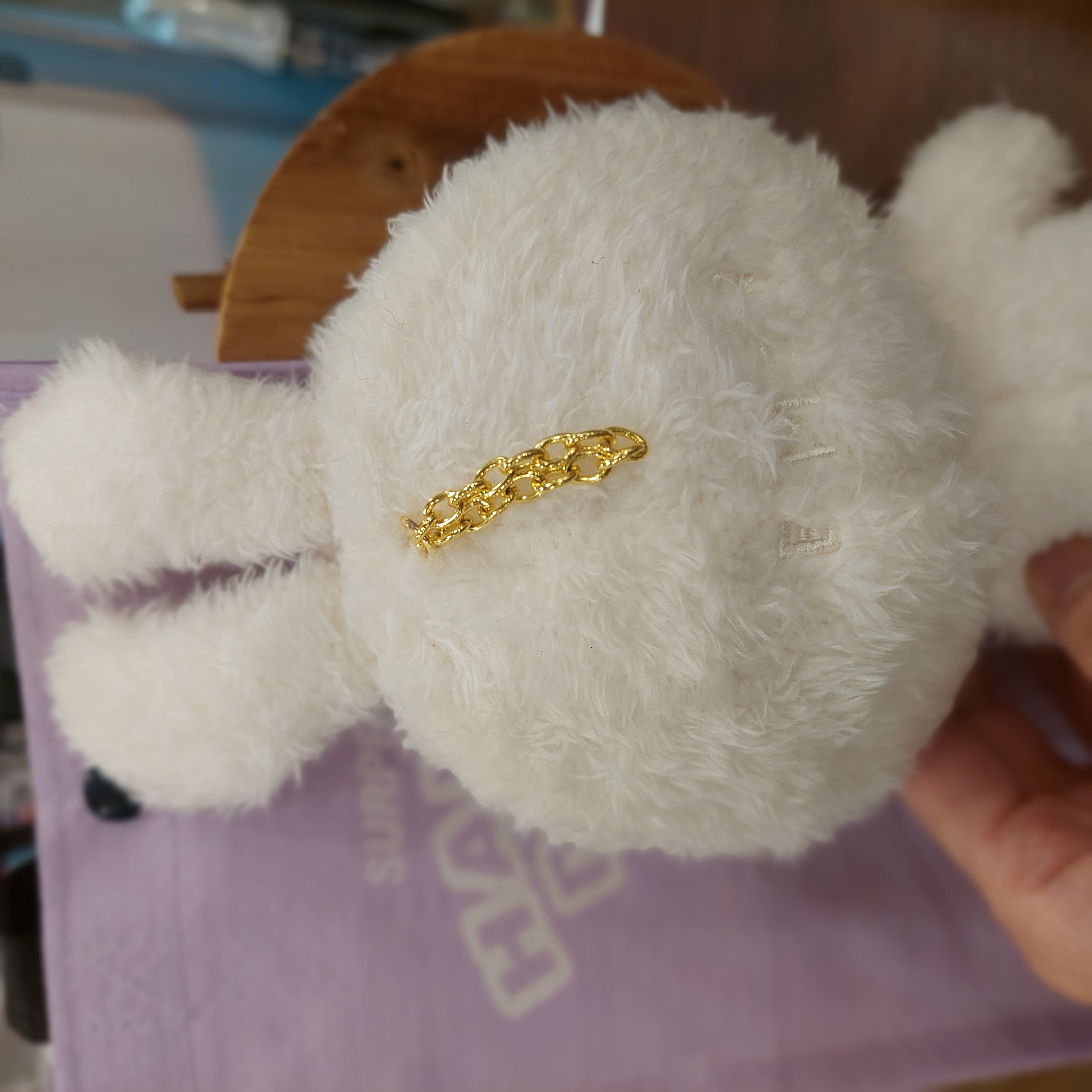 日本 ilemer 限定 紫色兔兔  Happy Doll 吊飾公仔掛飾 