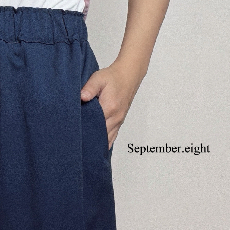 單色棉質裙褲