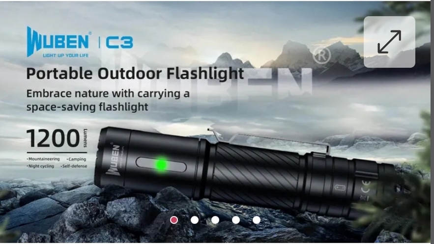 $195件,WUBEN C3 手電筒