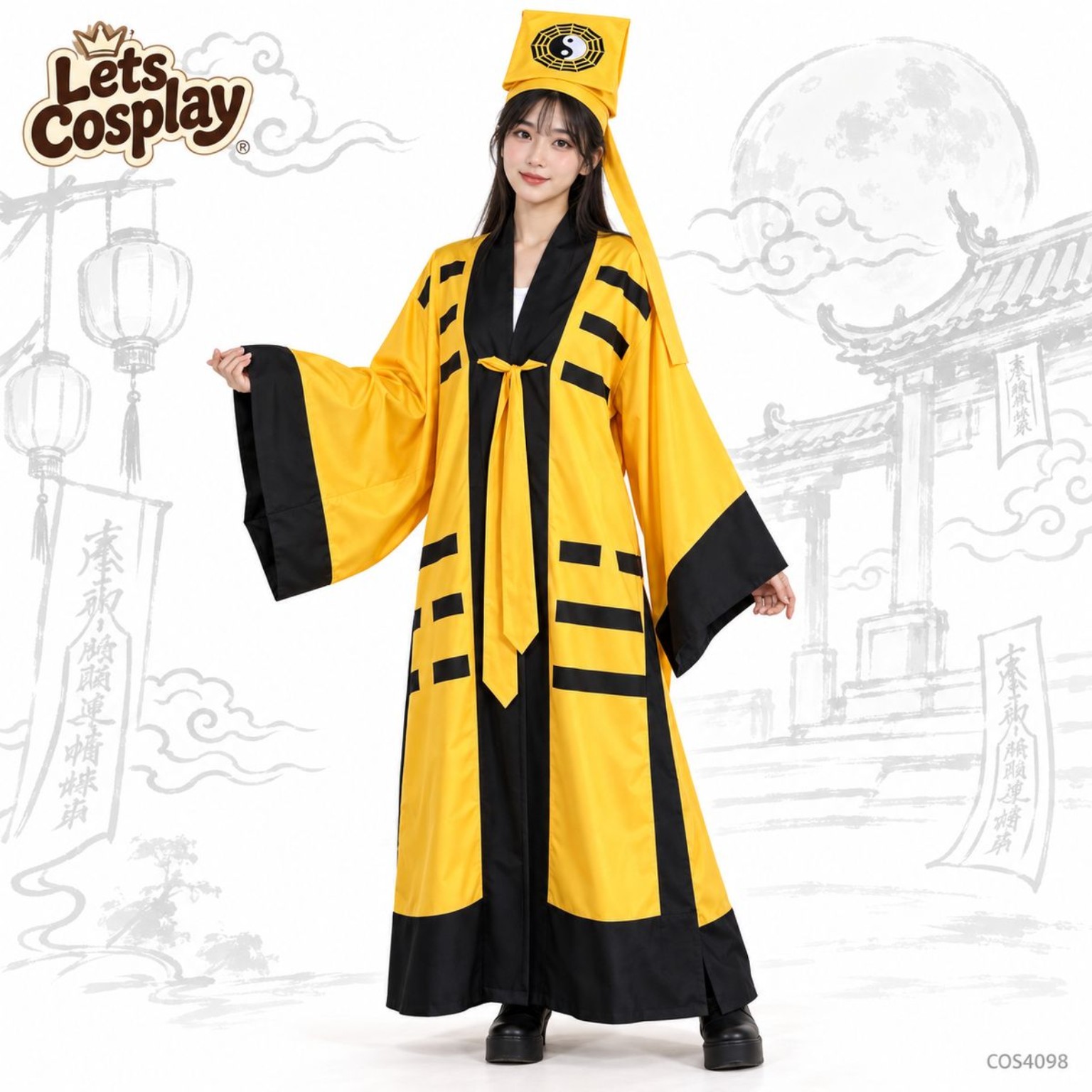 萬聖節情侶裝 道士殭屍搞笑角色扮演服 Halloween Couple Costume 香港現貨 CPL1008