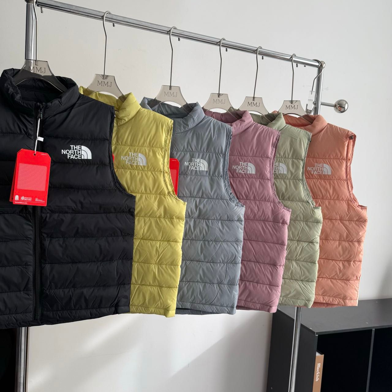 廠單tnf中大童六色90羽絨馬甲 $85件。2件起$75件