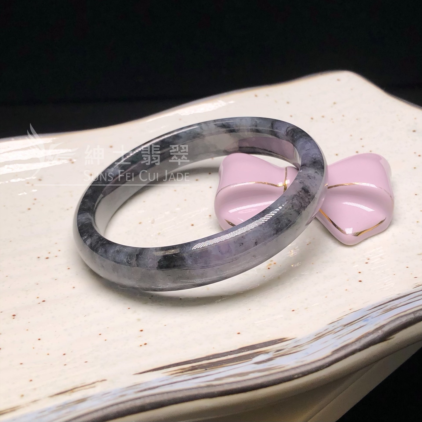 紫底烏雞貴妃鐲60.2mm