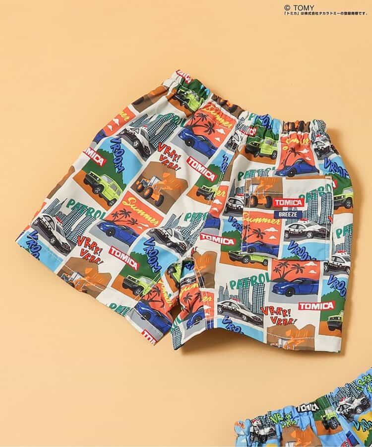 🇯🇵預訂 日本直送🇯🇵Breeze x Tomica系列兩色車車滿印水陸兩用短褲