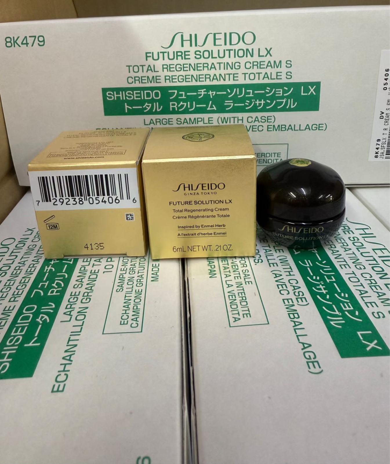 日本 🇯🇵 Shisiedo – Future Solution EX – 晶鑽煥亮再生修護晚霜  香港🇭🇰專櫃 (Future Solution Lx Total Regenerating Cream) 6ml