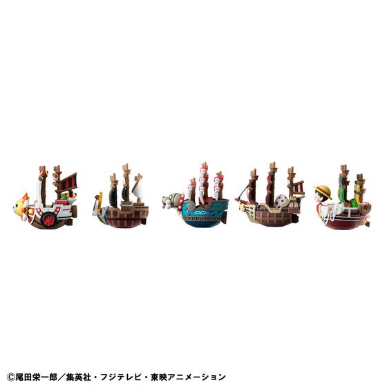 (預訂訂金 $200) (總價 $529) (魂限) MegaHouse 海賊王 海賊船 Yura Cole Series One Piece Grand Line Collection Vol.3 套裝 (連特別包裝盒) (行版)