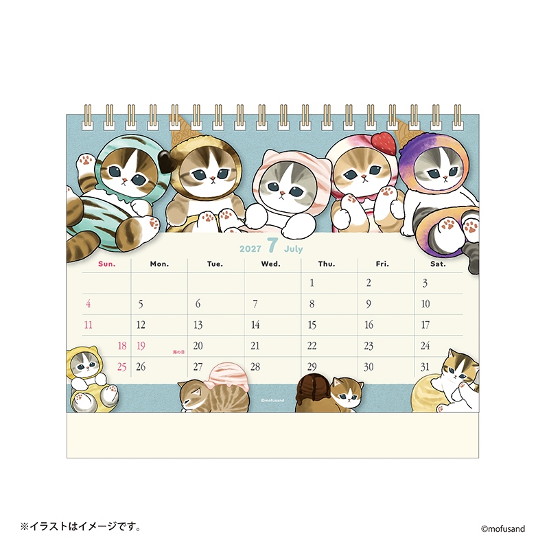 🌸 【預訂】2027年桌曆-MOFUSAND 2/10新品