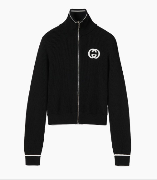 【頂級原單】GUCCI 羅紋拉鍊外套