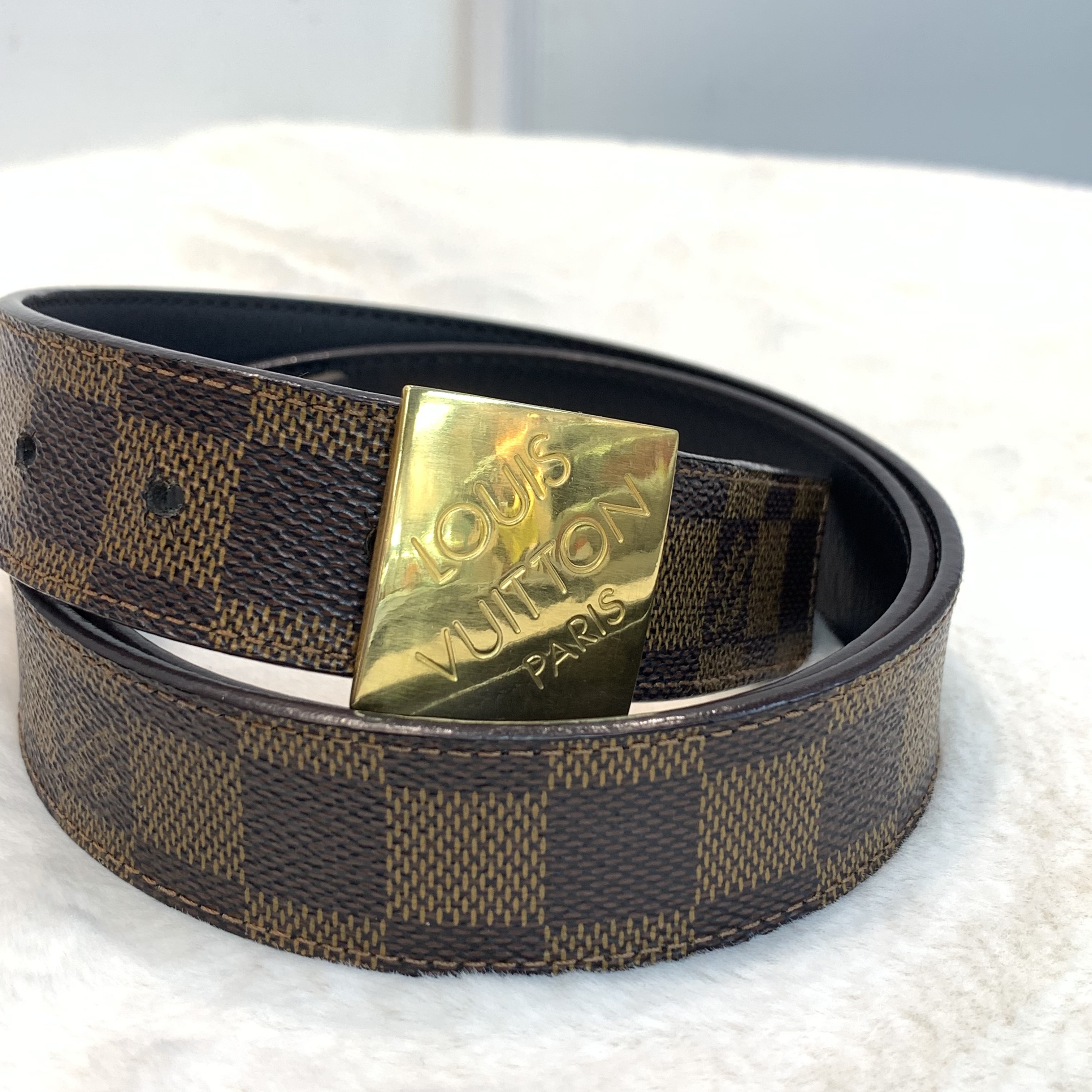 ‼️經典老花大特賣‼️LV M6944金扣頭棋盤格90/96