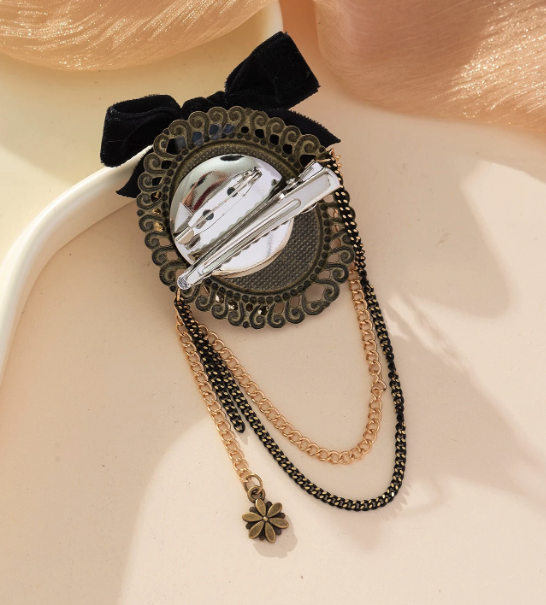 Victorian Charm Bow Brooch