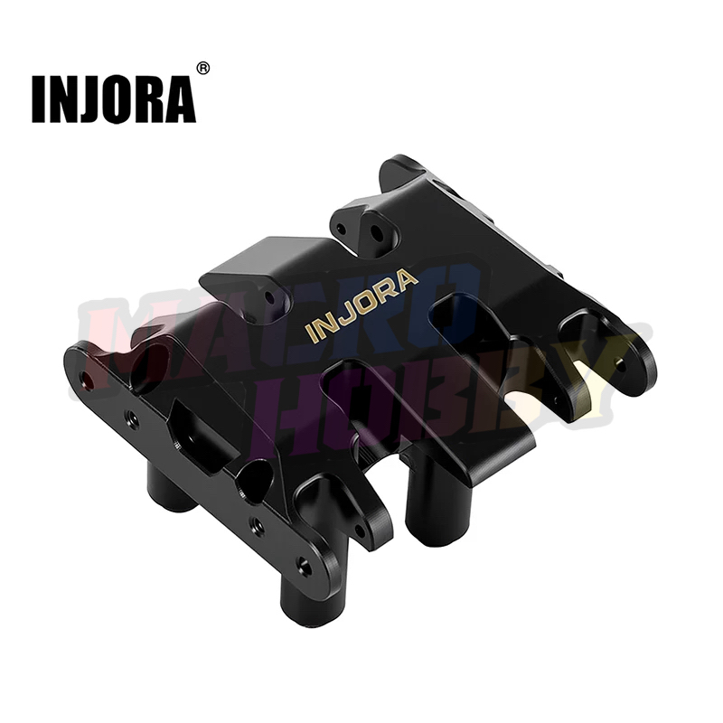 INJORA Black Brass Skid Plate for 1/30 SCX30 (17.9g) #530374