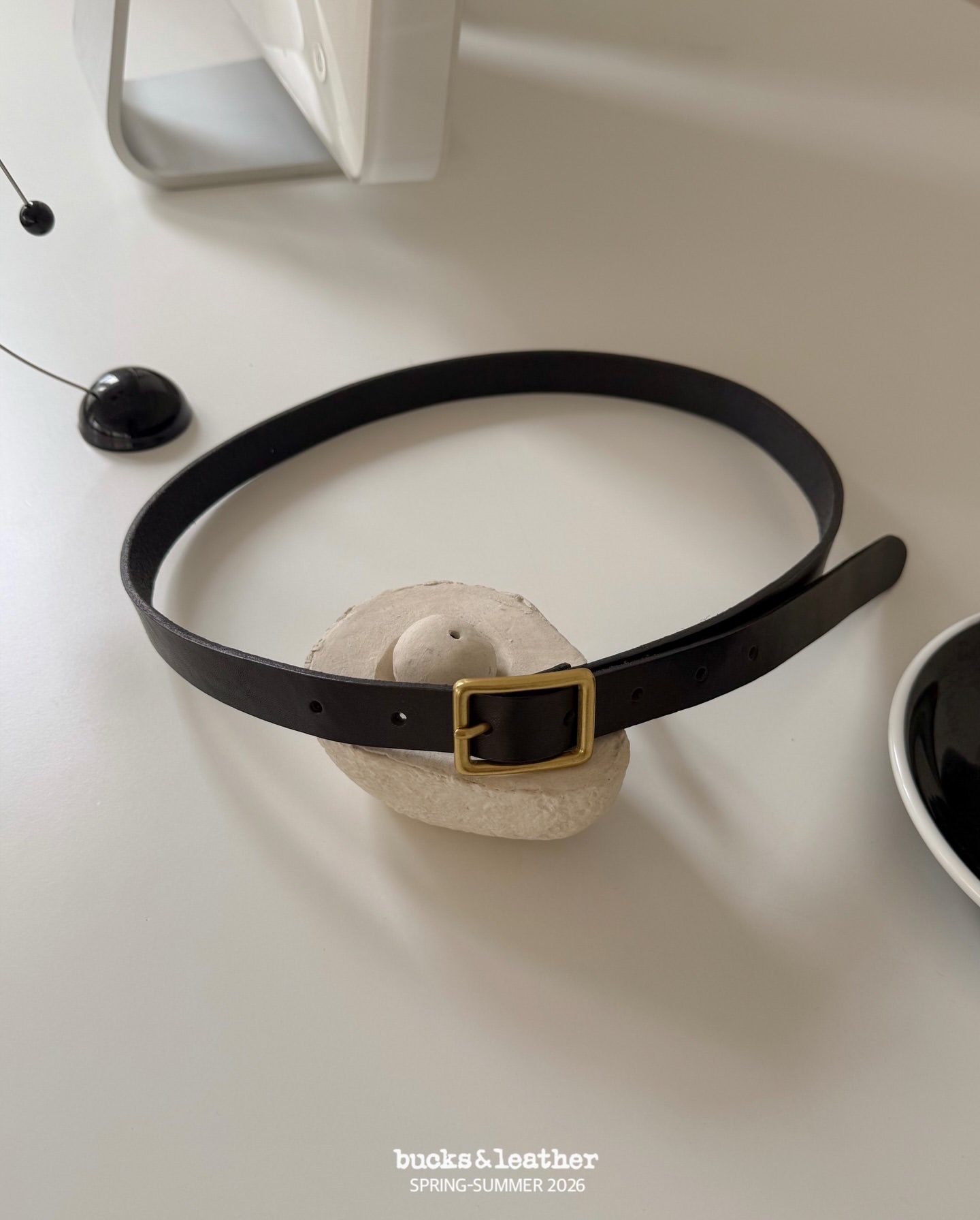 預訂_20mm Squre Belt By Bucks & leather