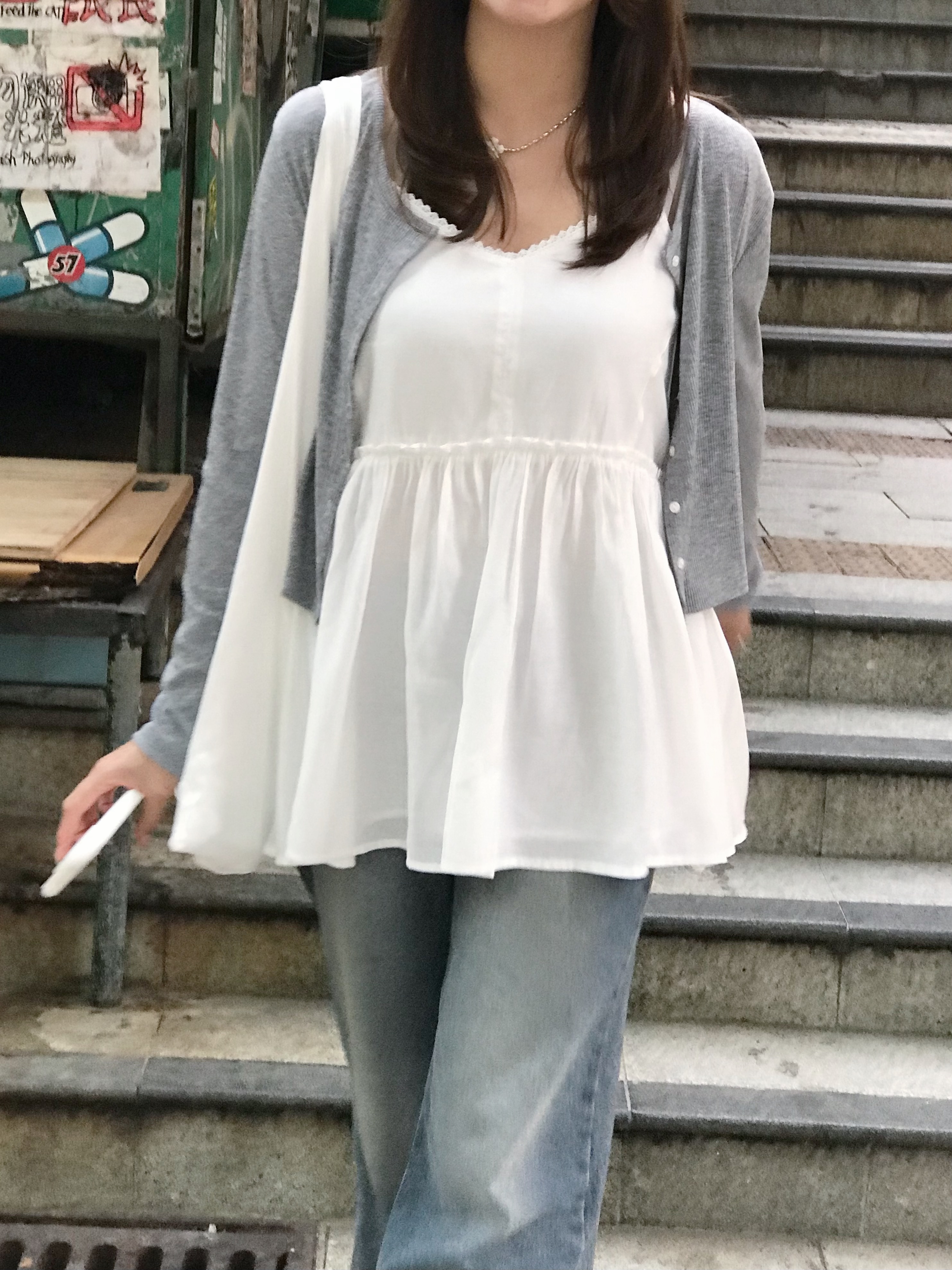 春日Lace邊吊帶背心