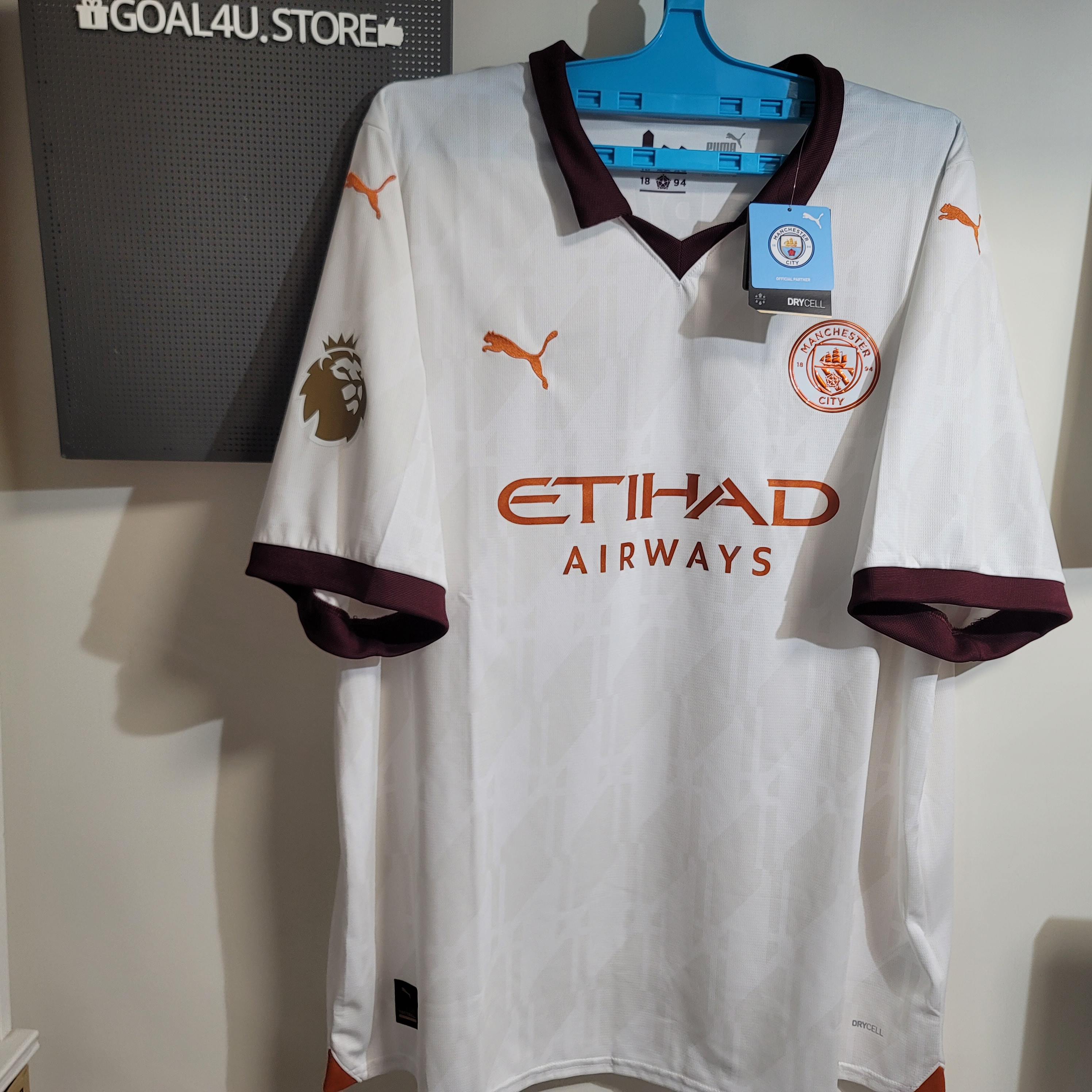 Puma Manchester City 曼城 2023-24 作客球迷版球衣 (附字章選項)