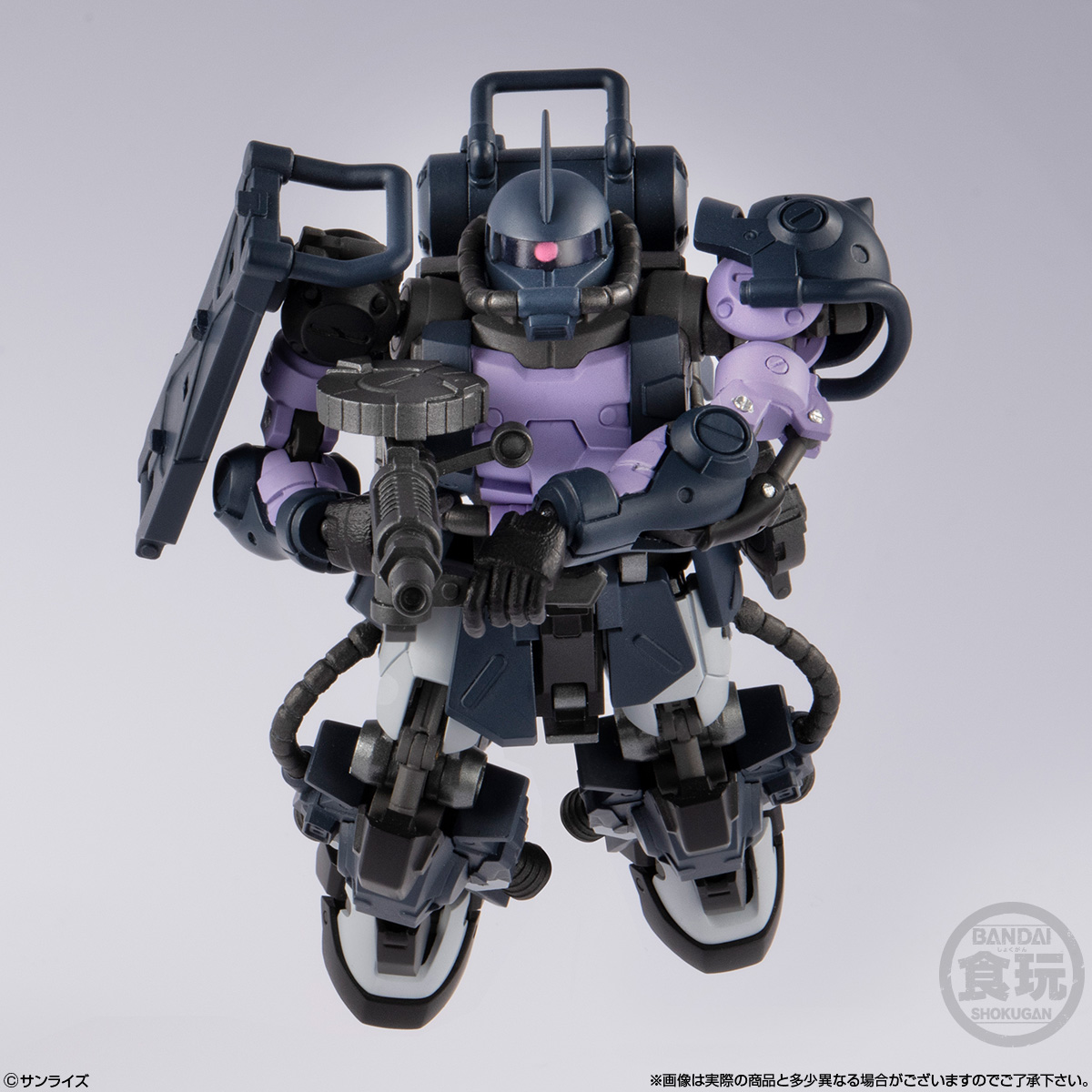 (預訂訂金 $100) (總價 $331) Bandai 機動戰士高達 Gundam Artifact Pro Zaku 高機動型渣古II (黑色三連星規格) 食玩 (行版)