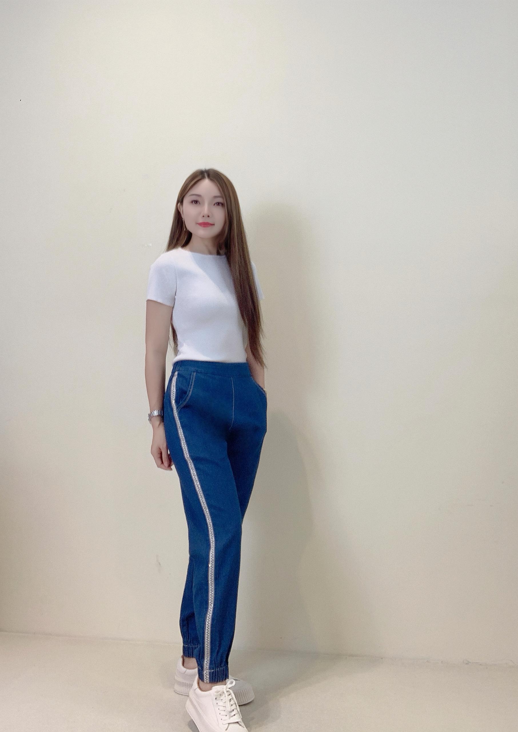 柔软牛仔长裤 815