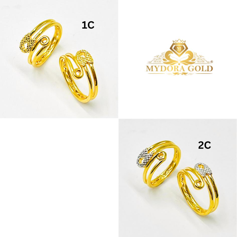 MYDORA Cincin Safety Pin Exclusive (5G) l EMAS 916/ 22K