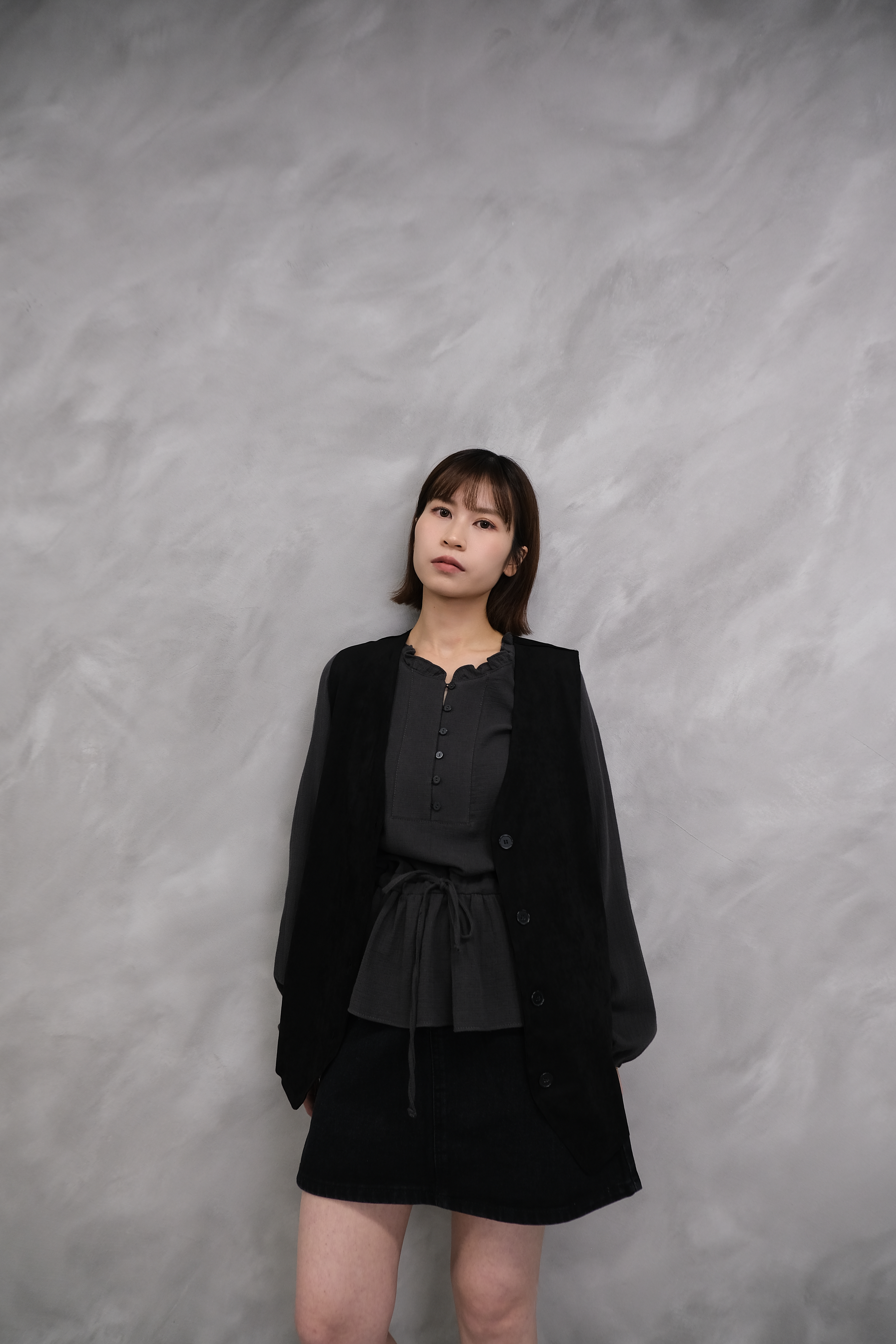 High quality longline waistcoat #jk25