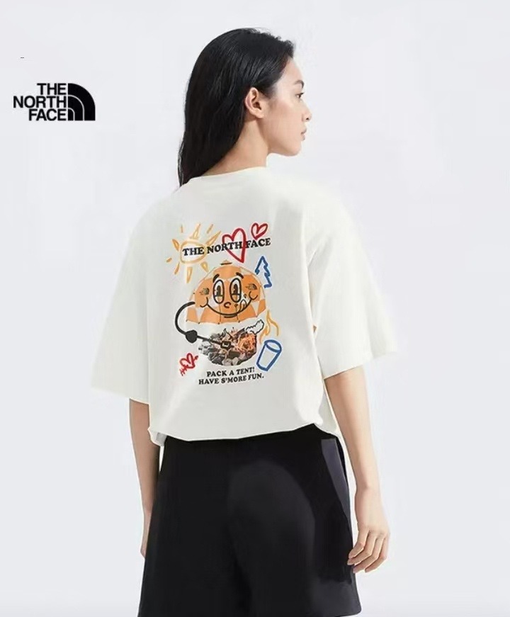 The North Face 後塗鴉式露營印花短袖Tee