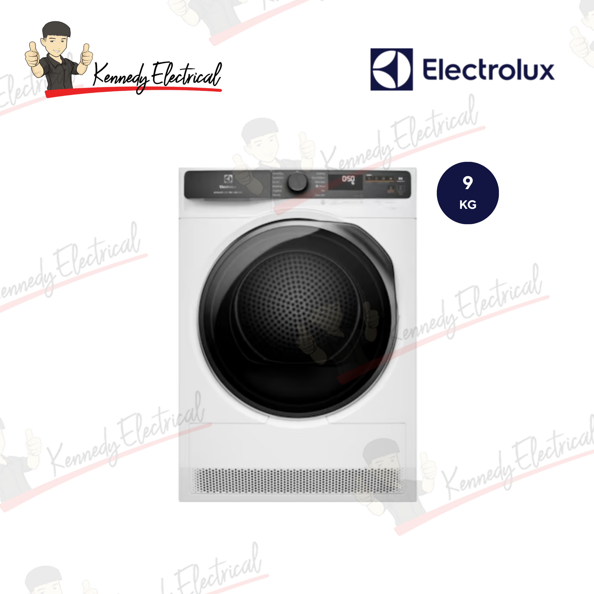 Electrolux 9kg UltimateCare 700 Heat Pump Dryer White (EDH903R7WC)