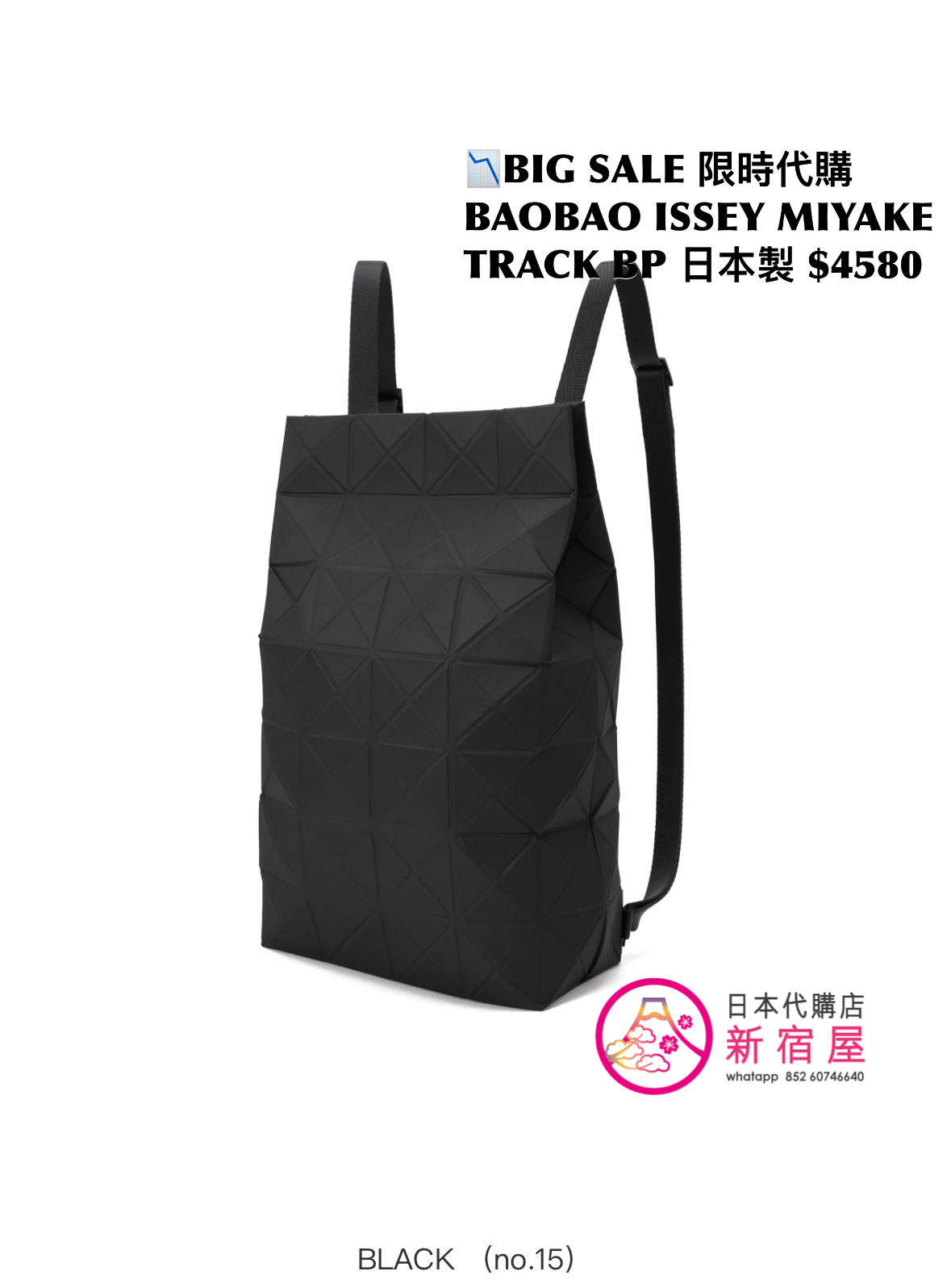BAOBAO ISSEY MIYAKE TRACK BACKPACK