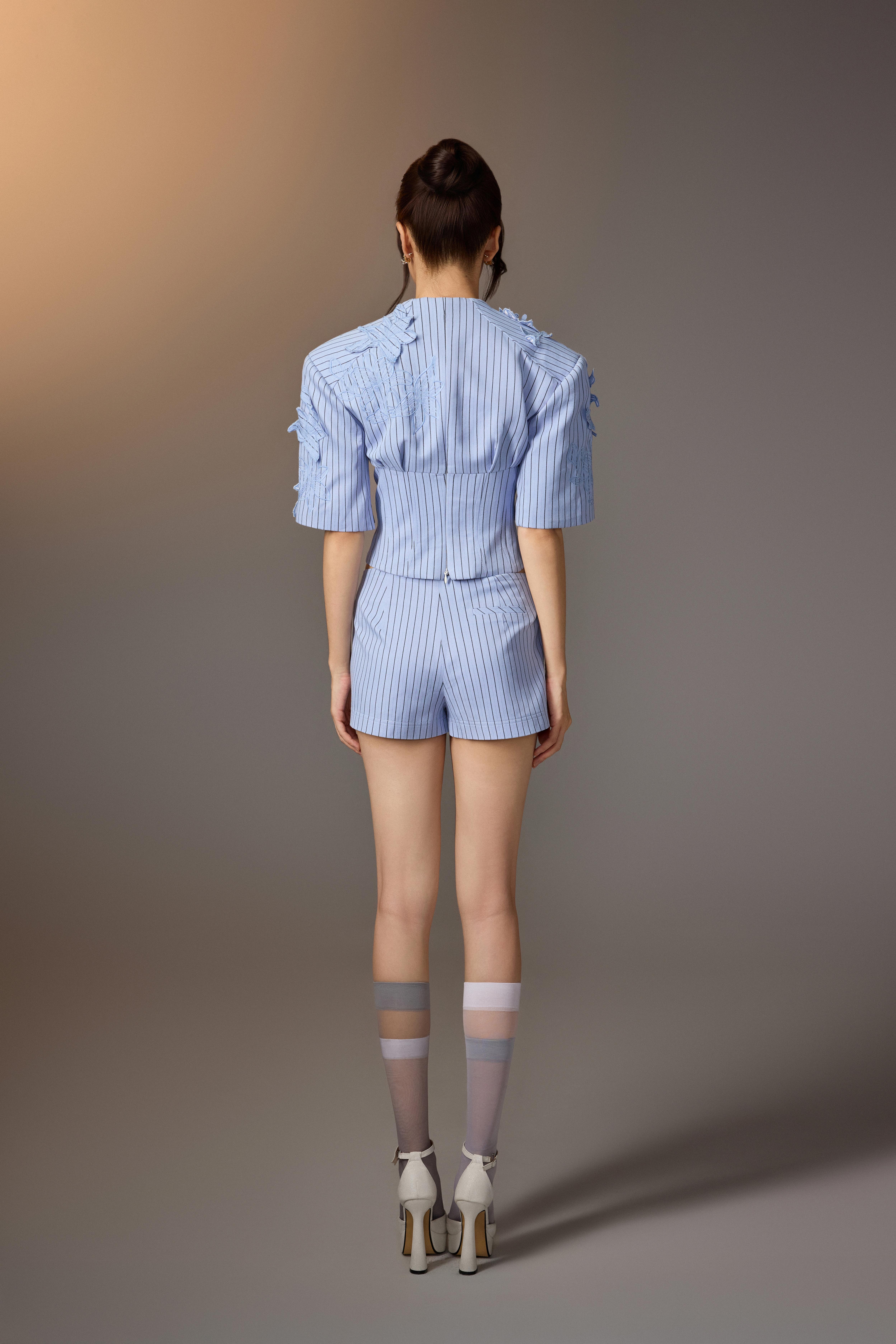 Fiona Embroidered Top & Skort