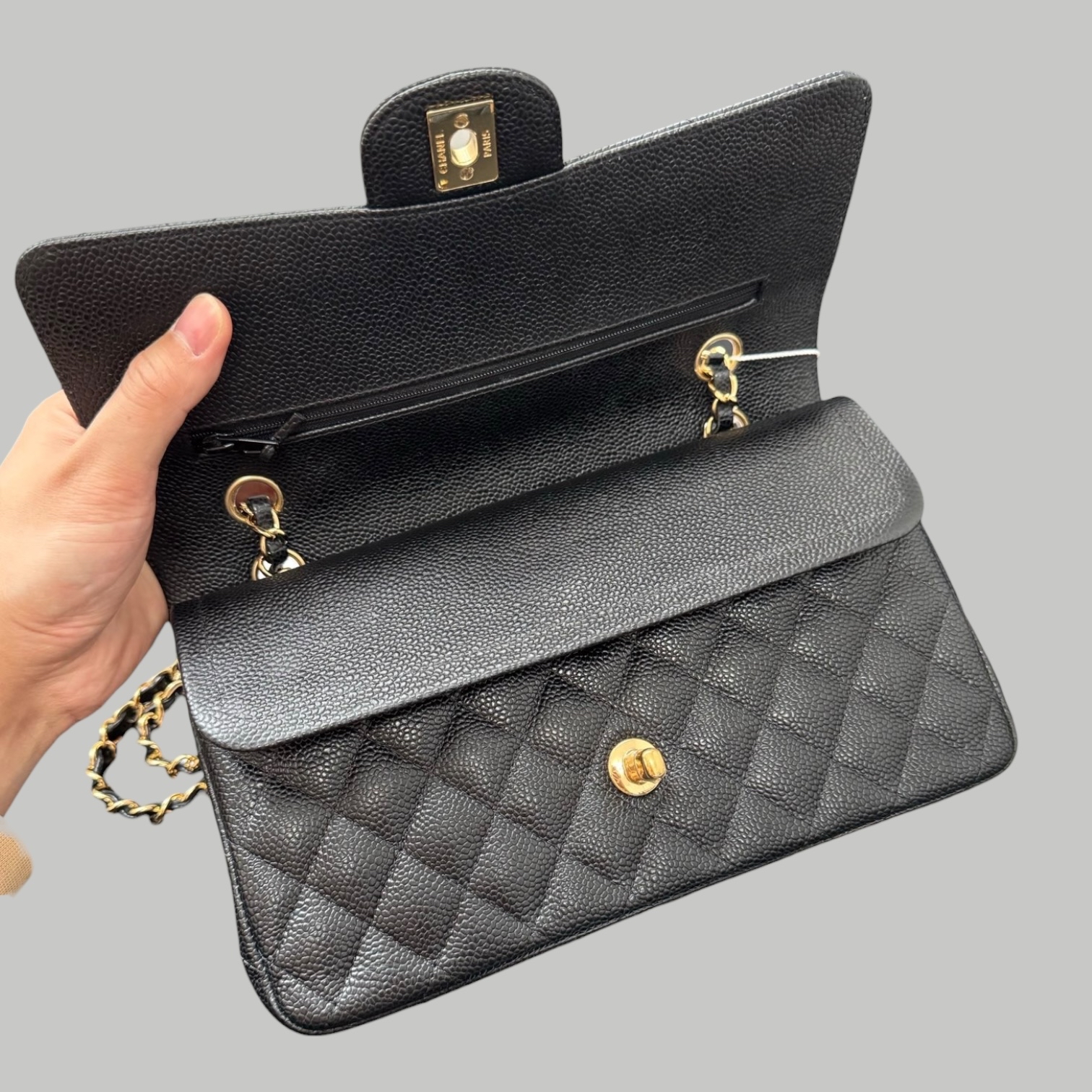 Chanel Caviar CF25 金扣