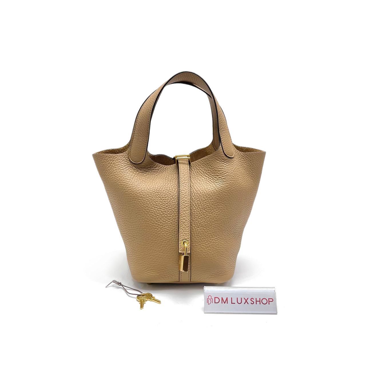 Hermes Picotin 18 Biscuit GHW (Stamp Z, Y: 2021)