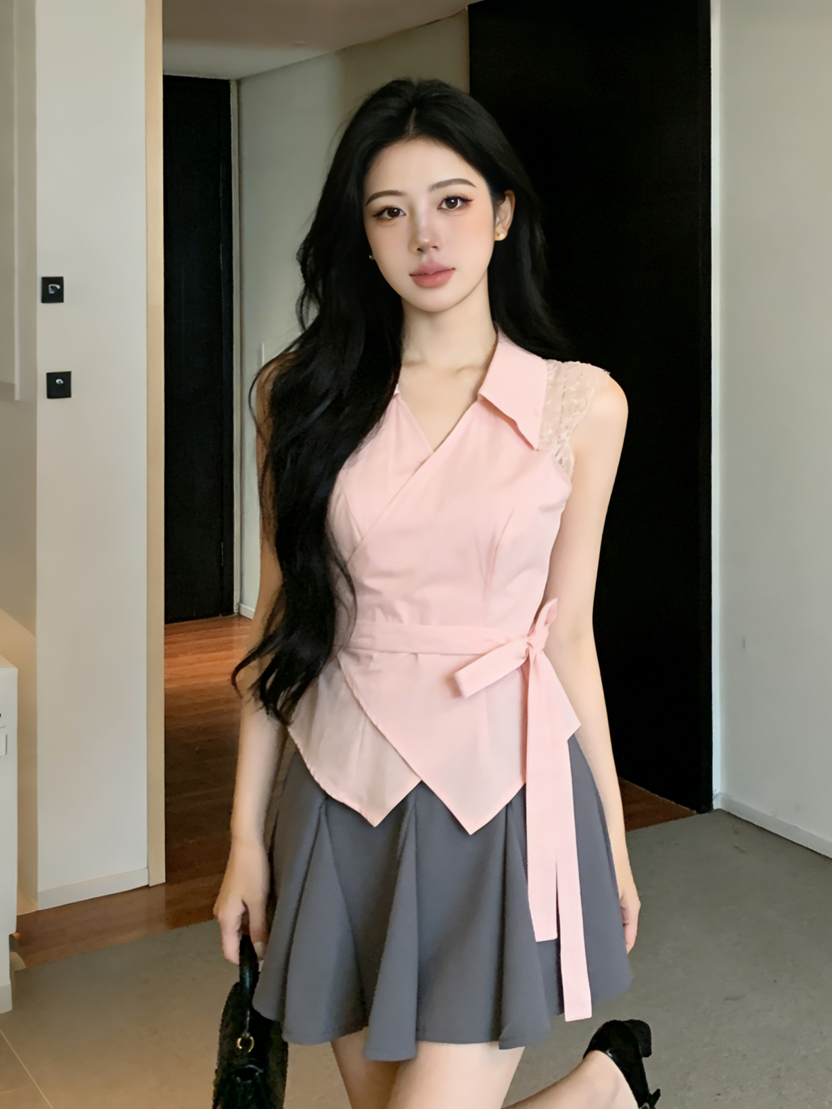 Rose Wrap Top M168