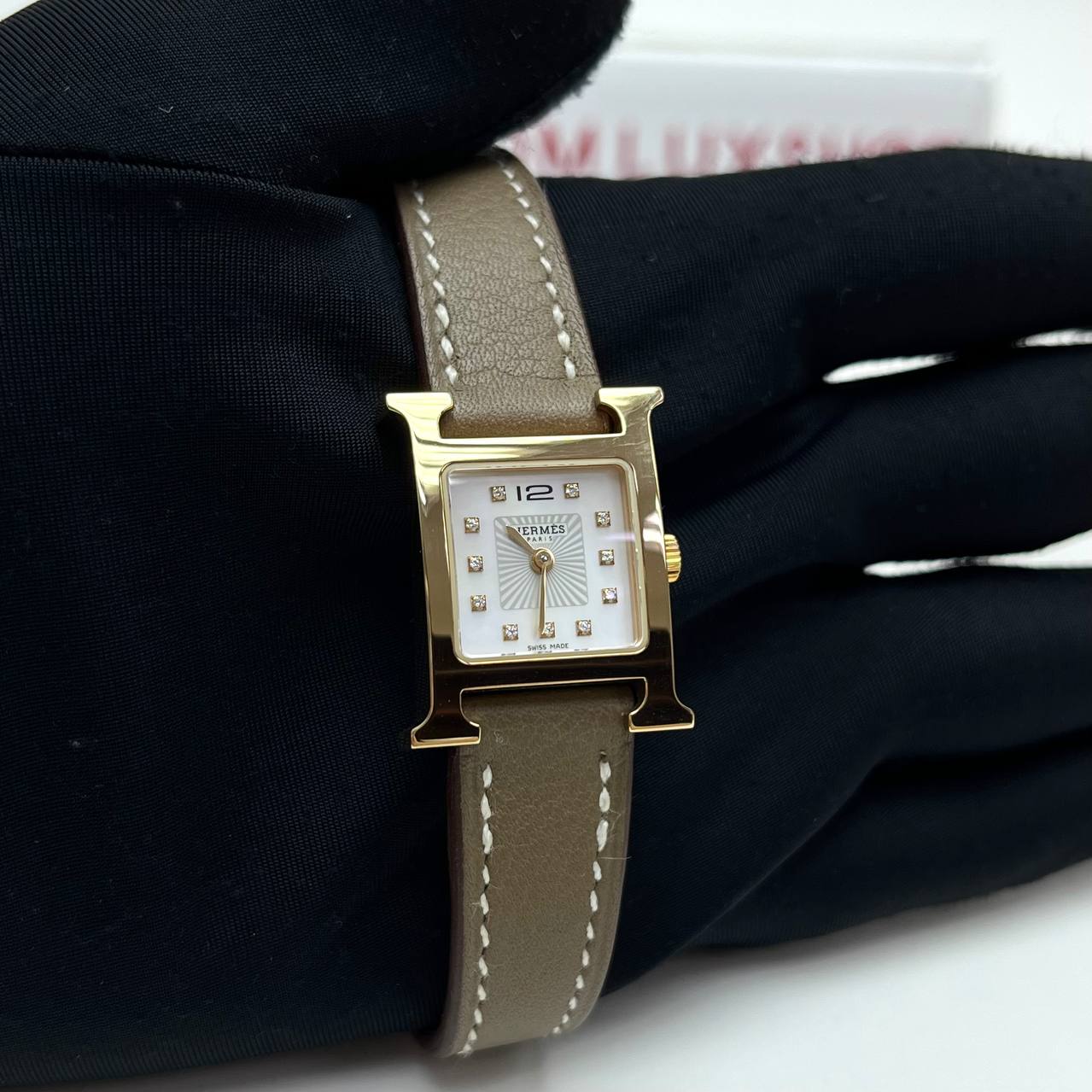 Hermes Heure H Watch Etoupe