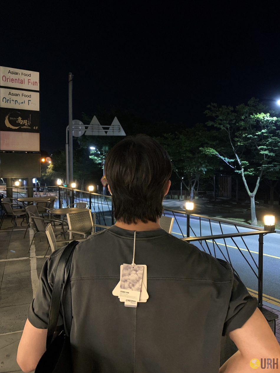 【100%保證韓國直送】Heritage Aero Cool 復古水洗拼接線亨利領半袖棉質Tee 👕【4 color】RL115108
