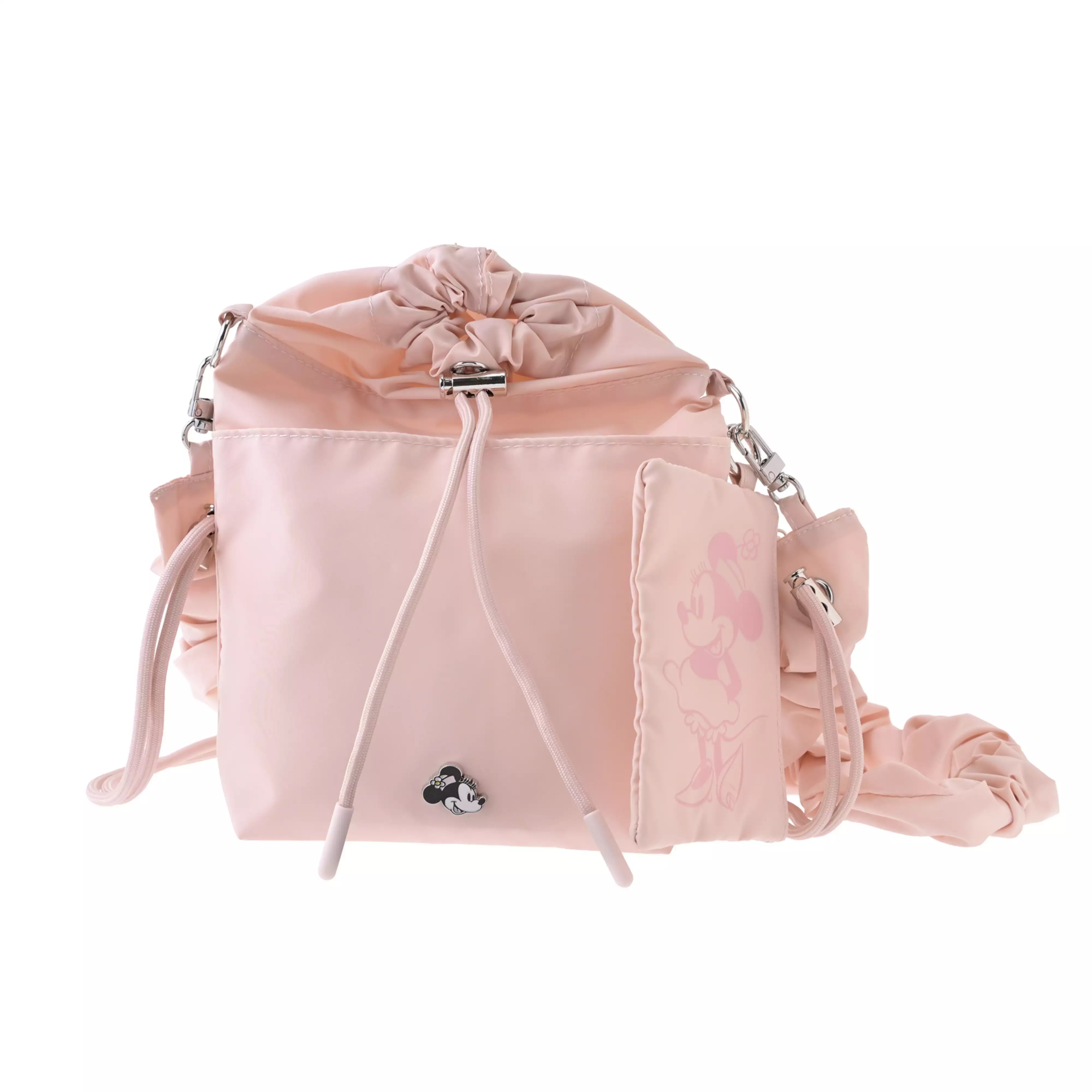 🌸 【預訂】Minnie 索繩斜孭袋 - Disney Magical Travel