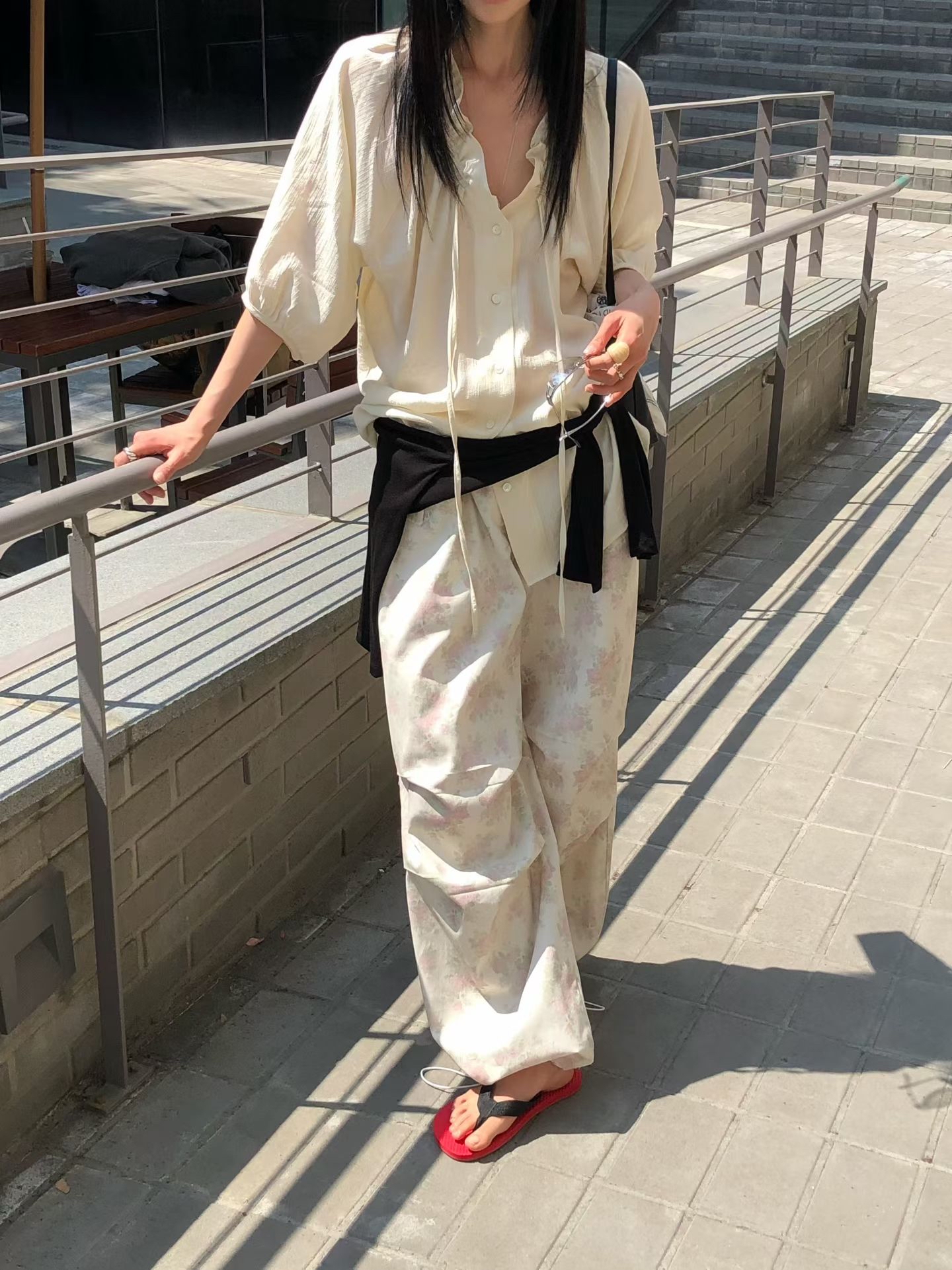 221331 摺邊領短袖恤